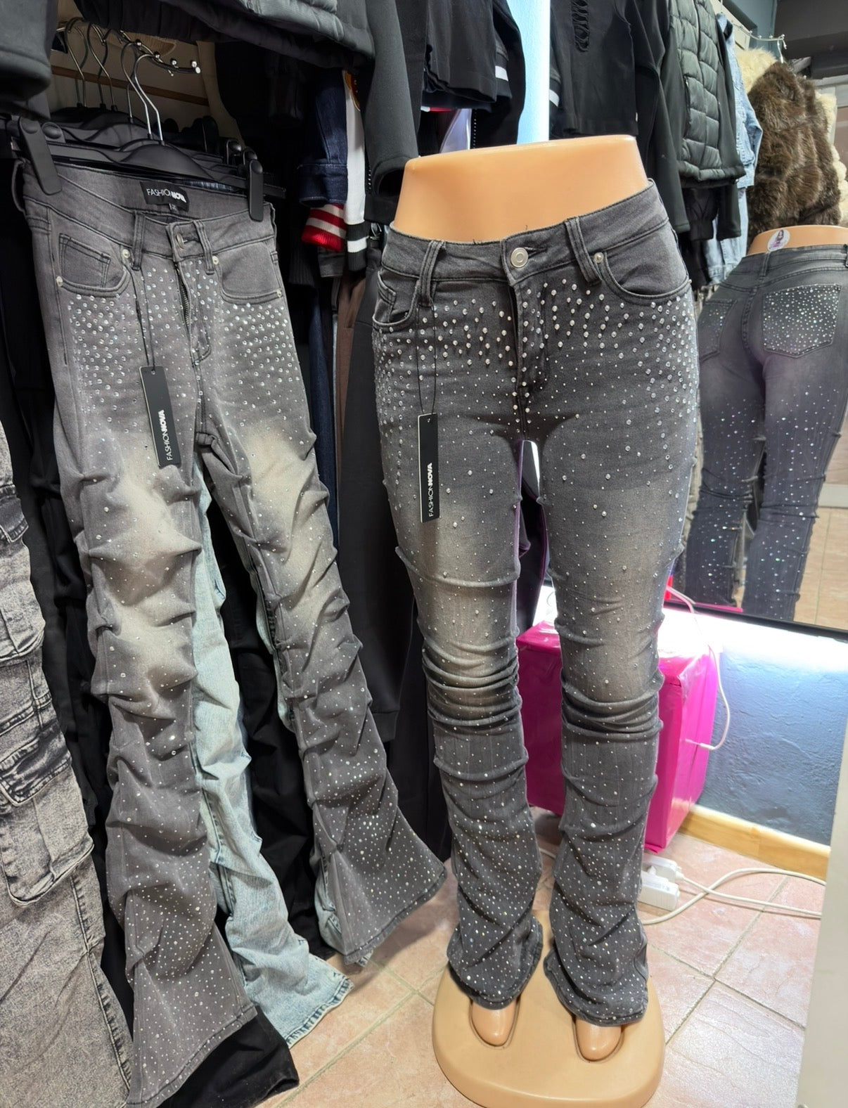 Jeans FN brillos