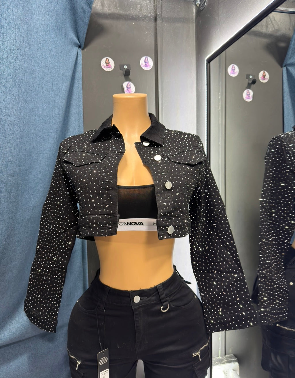 Chaquetas de brillos