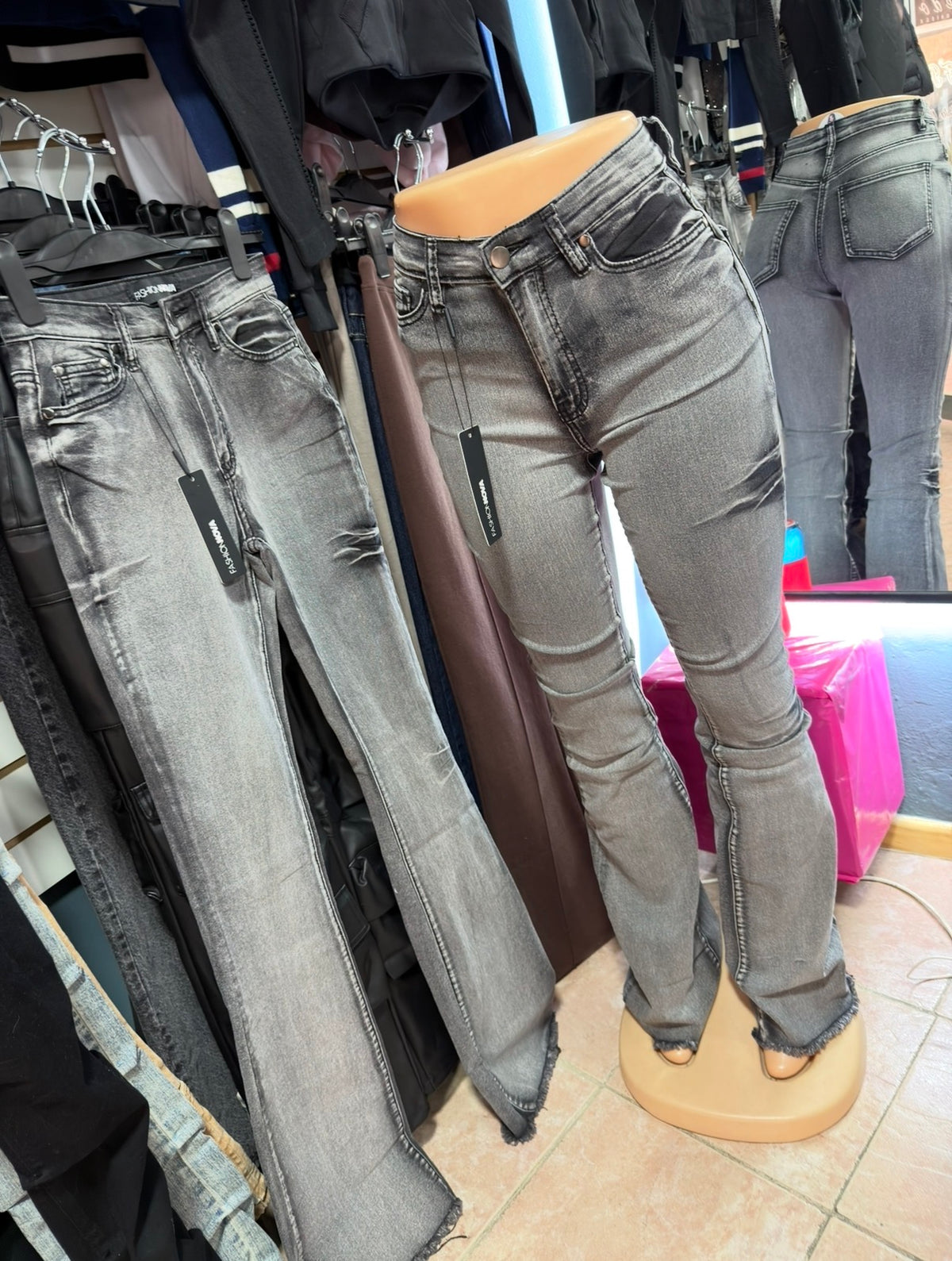 Jeans FN Flare gris
